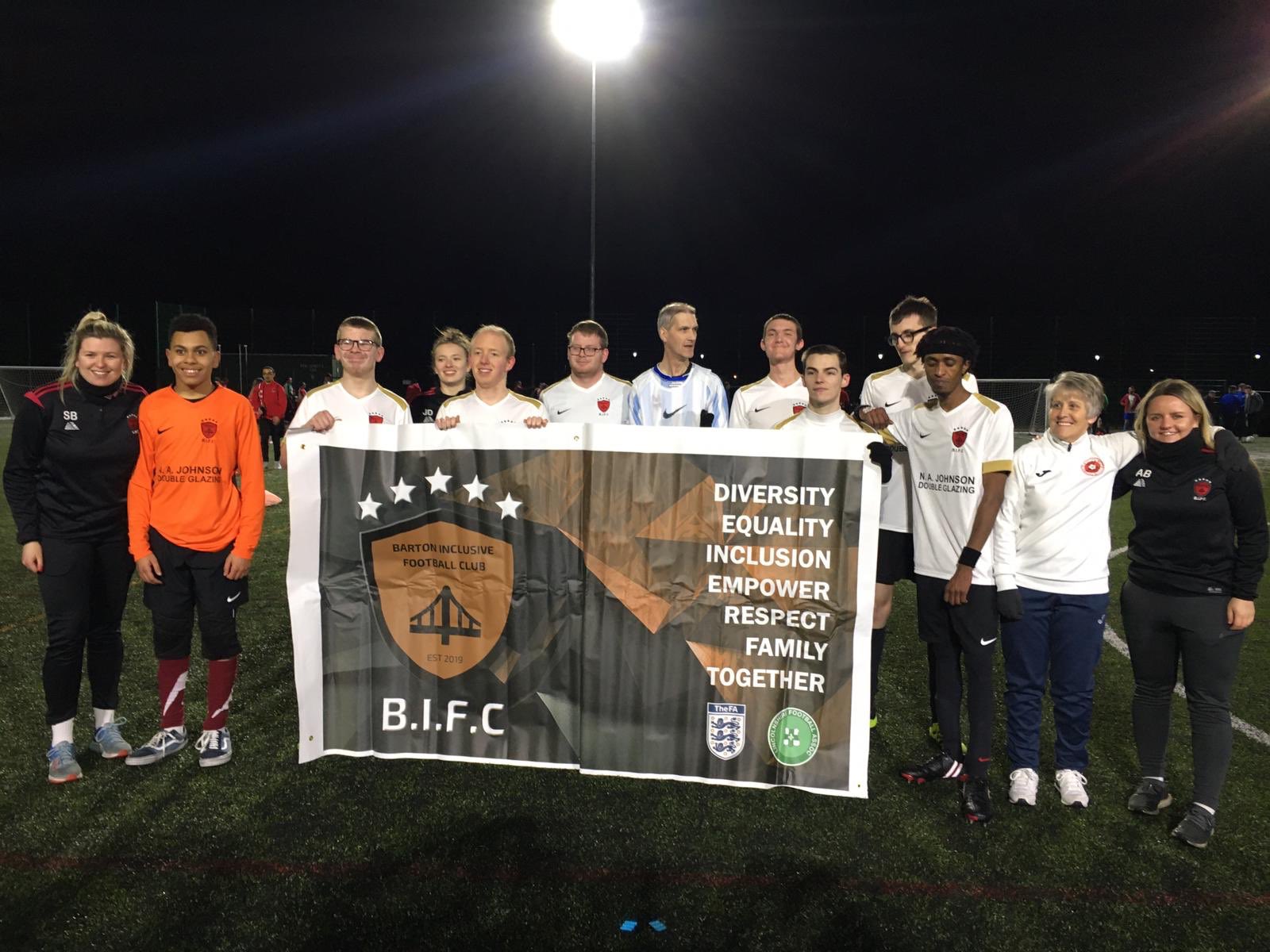 Barton Inclusive FC visit Lincoln for a friendly tournament Barton