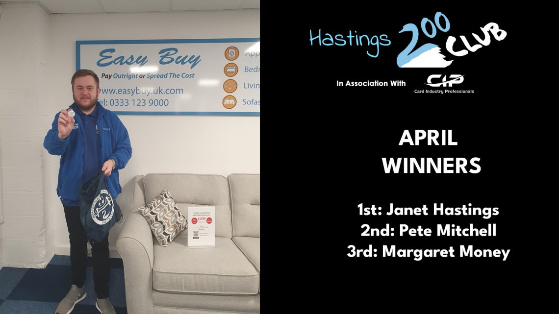 Hastings 200 Club in Association with Card Industry Professionals – April Edition